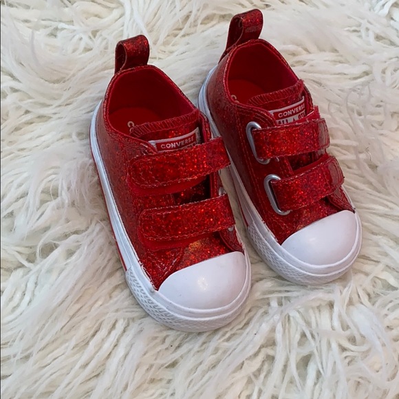 red converse toddler girl